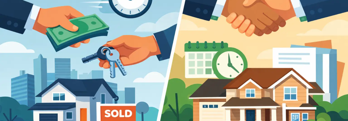 Quick Closing Versus Traditional Sale Compared